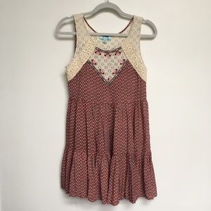 Patterned Boho Dress